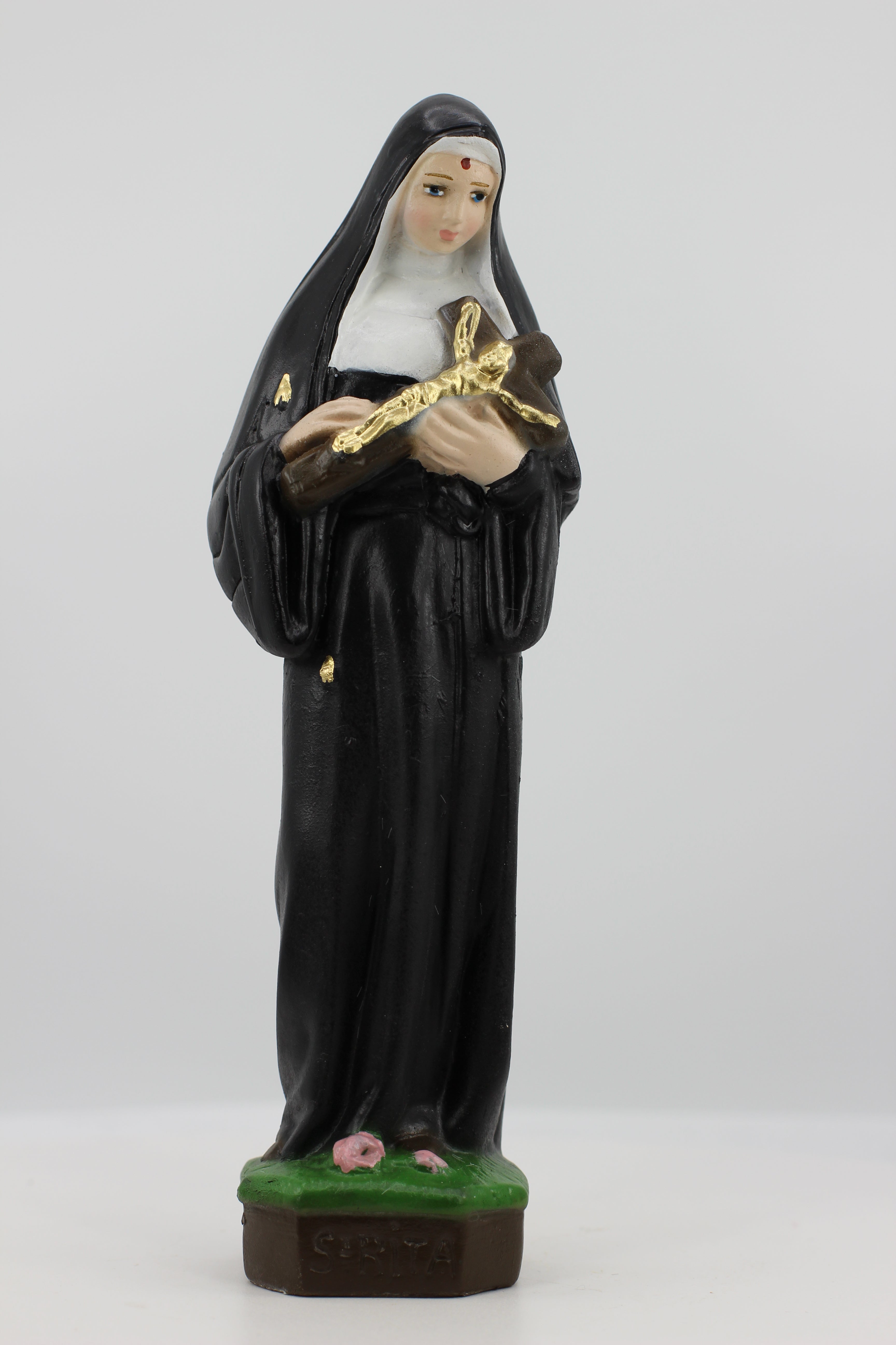 The Faith Gift Shop Saint Rita of Cascia statue - Hand Painted in Italy - Our Tuscany Collection -Estatua de Santa Rita
