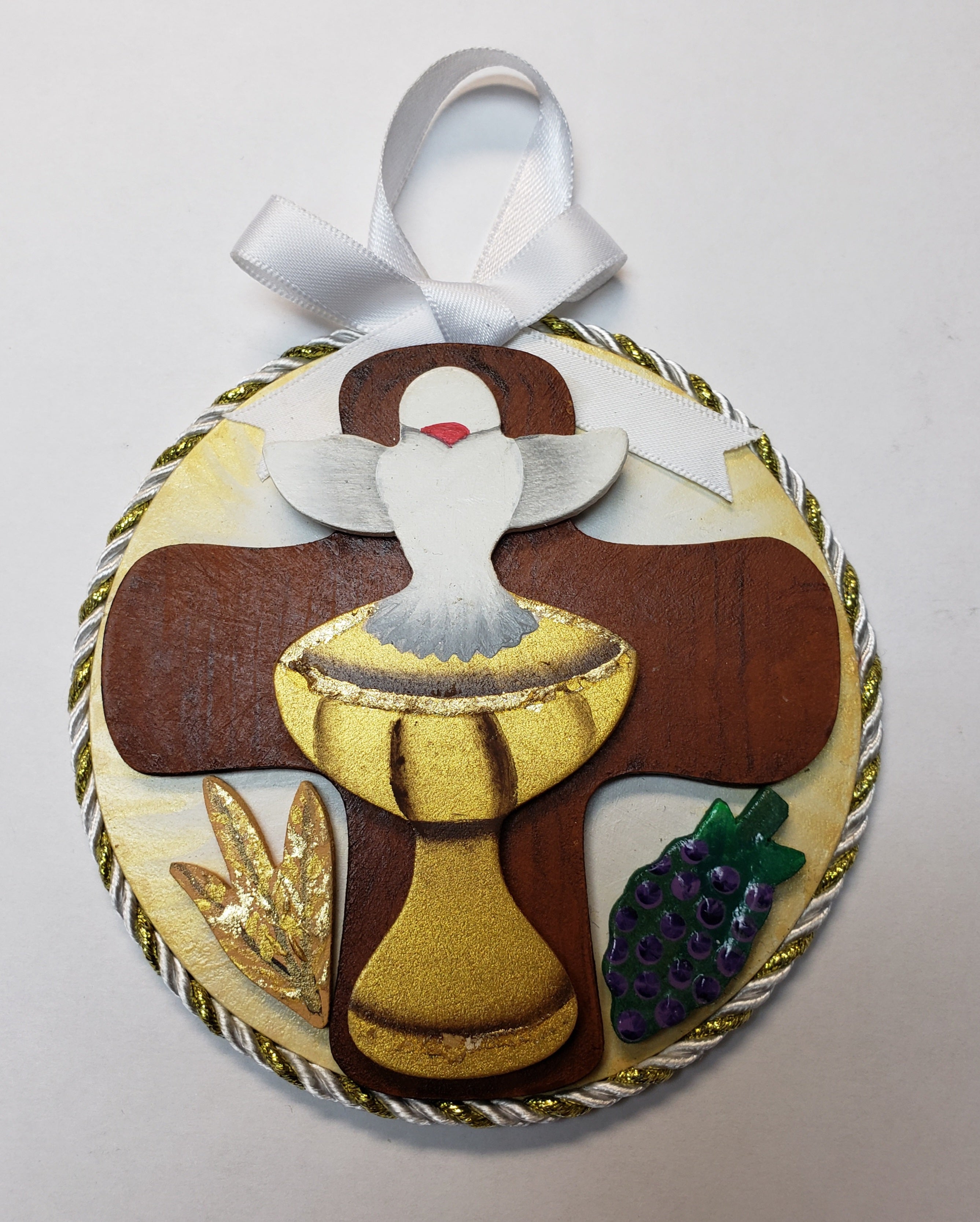 Medalla de comunión del Espíritu Santo hecha a mano (paquete de 6)