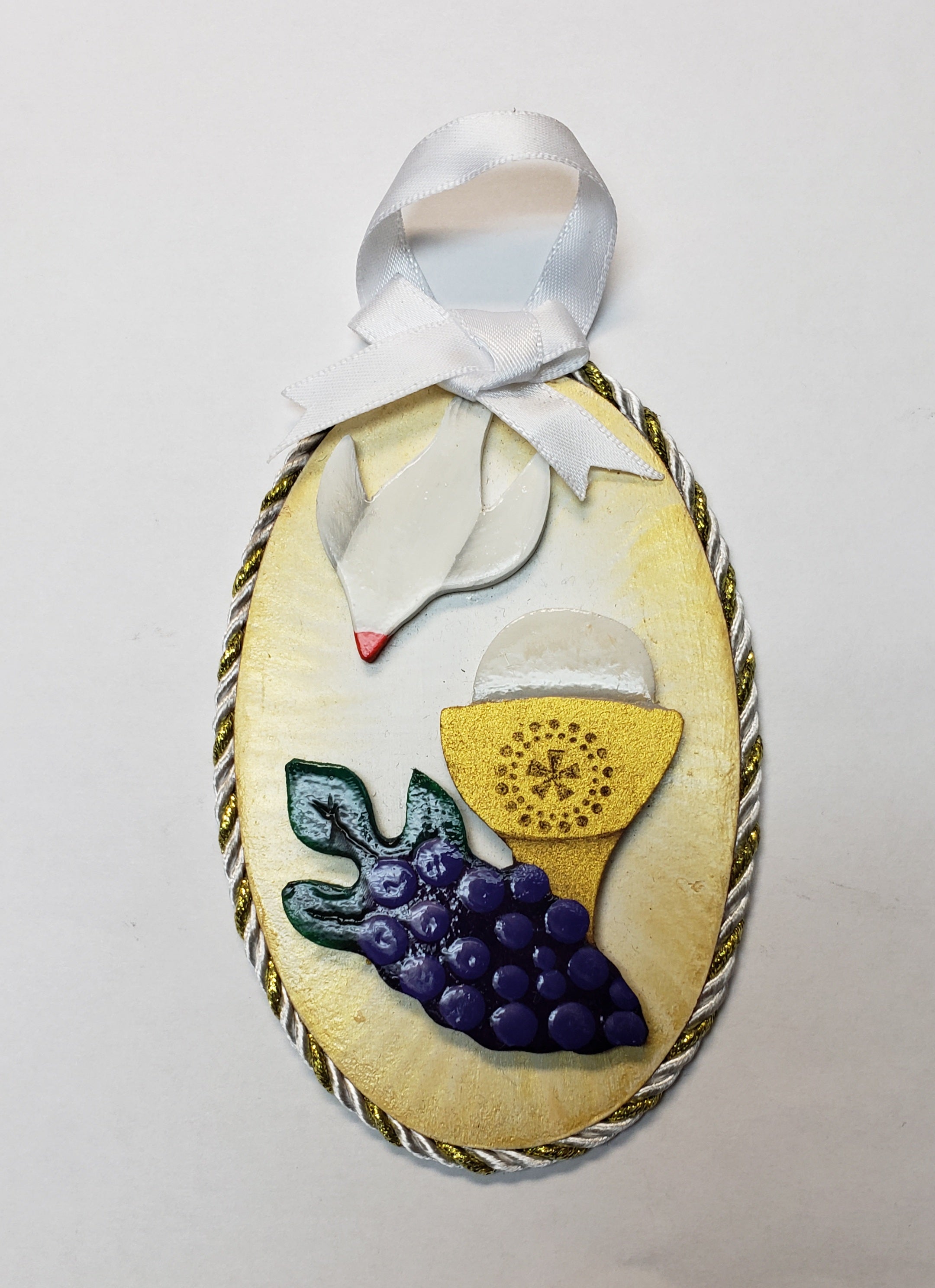 Medalla de comunión del Espíritu Santo hecha a mano (paquete de 6)