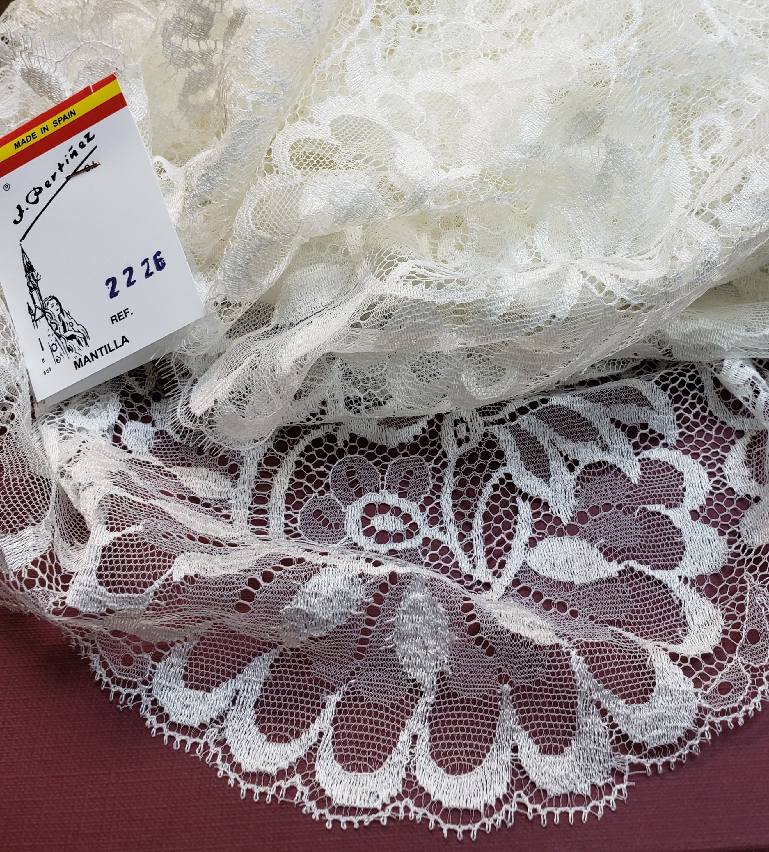 Velo de Novia Español 2226S 250/Mantillas de Novia