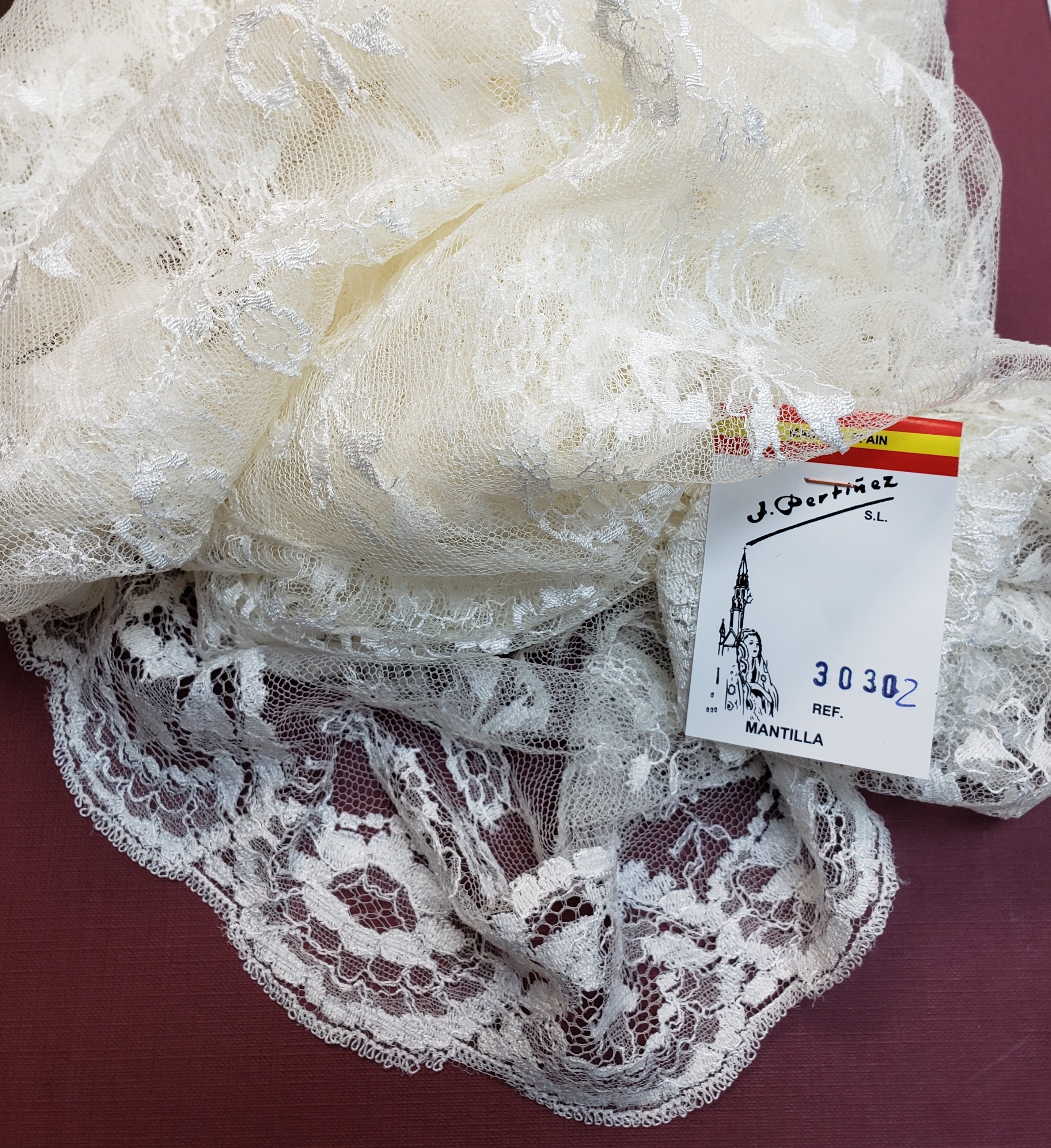 Velo de Novia Español 30302/ Mantillas de Novia