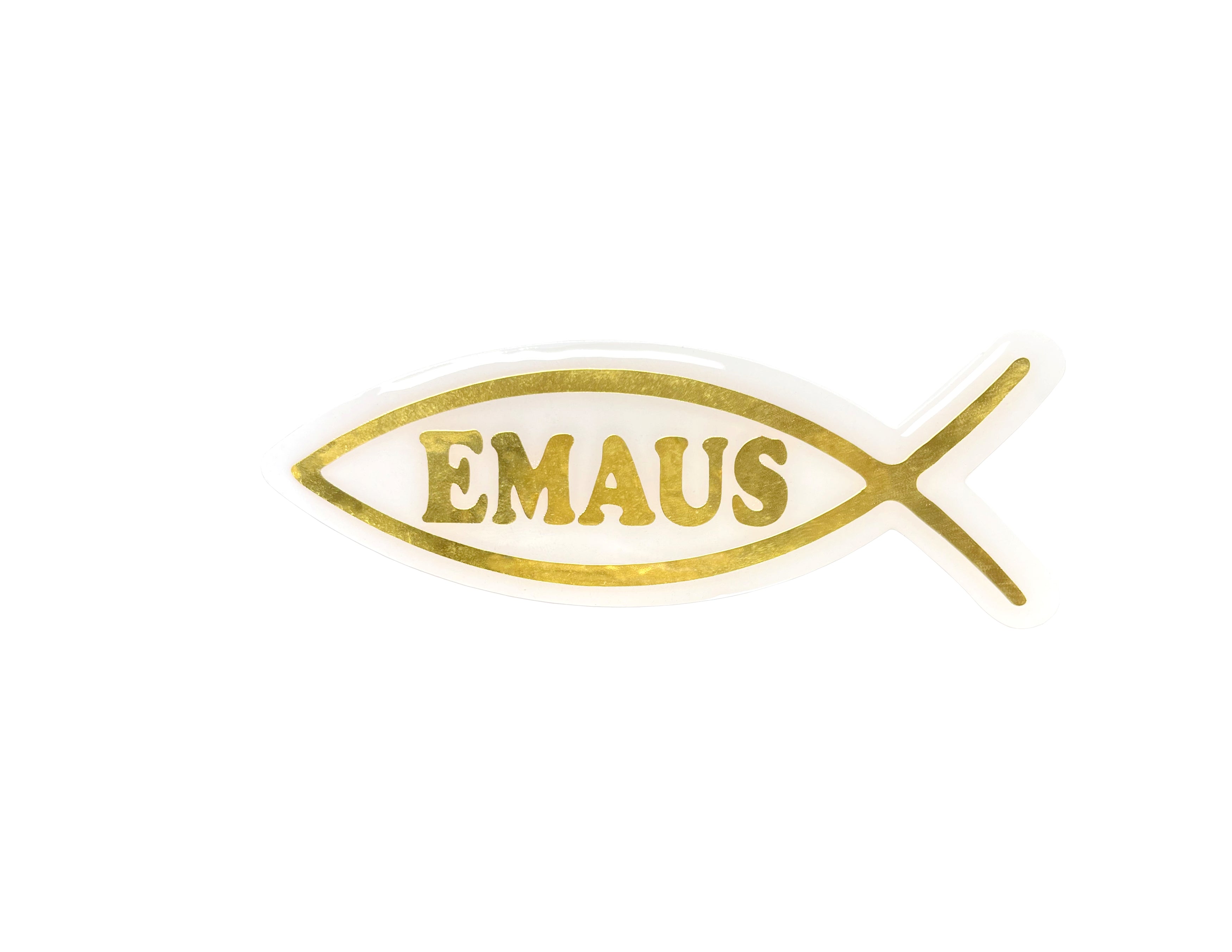 Emaus fish sticker emblem for car