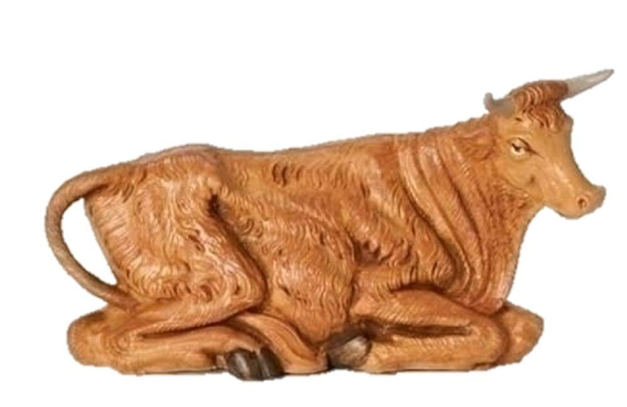 FIGURA DE BELÉN BUEY SENTADO
