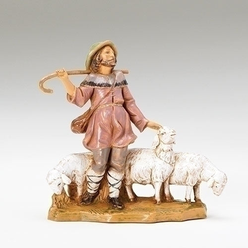 FIGURA DE LA NATIVIDAD DE ELÍAS, PASTOR, ESCALA DE 5"
