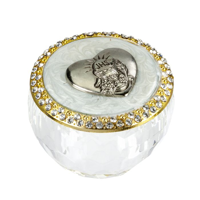 Communion Round Glass Box