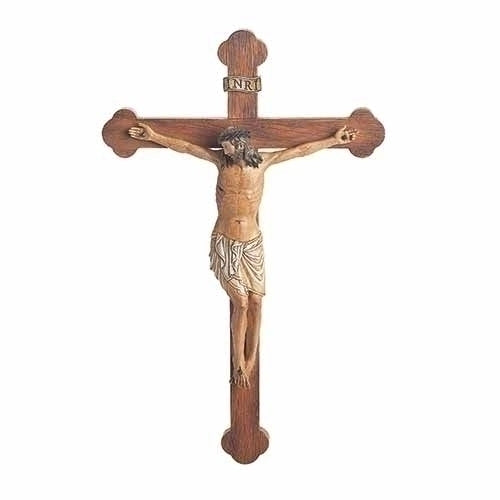 Crucifijo de San Pedro de 13,25" de alto