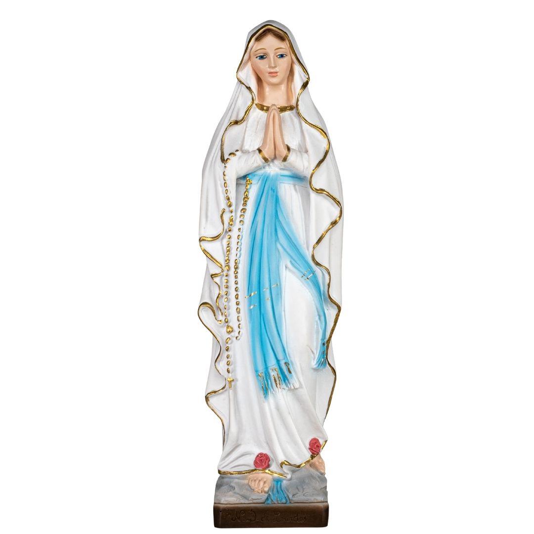 The Faith Gift Shop Our Lady of Lourdes- Hand Painted in Italy - Our Tuscany Collection - Nuestra Senora de Lourdes