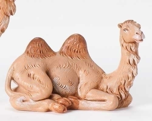 FIGURA DE BELÉN DE CAMELLO SENTADO A ESCALA