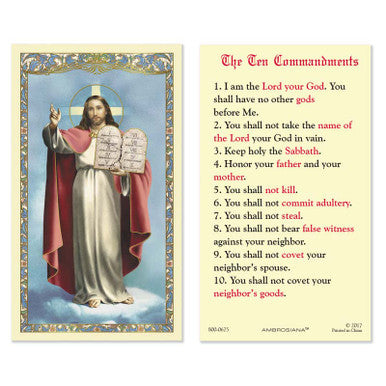 HCL 25P Christ/10 Commandments