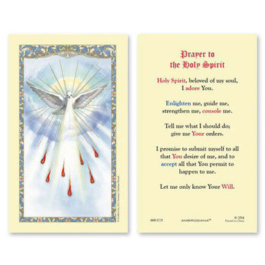 HCL 25P Holy Spirit/Conf Pryr