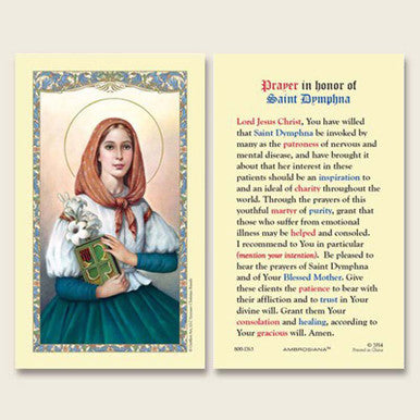 HCL 25P St Dymphna Prayer