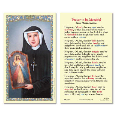 HCL 25P St Faustina/Be Mercifl