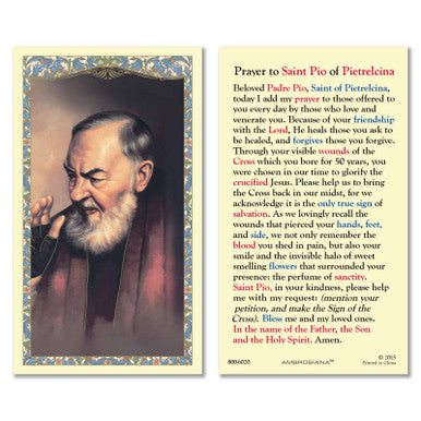 HCL 25P St Pio Prayer