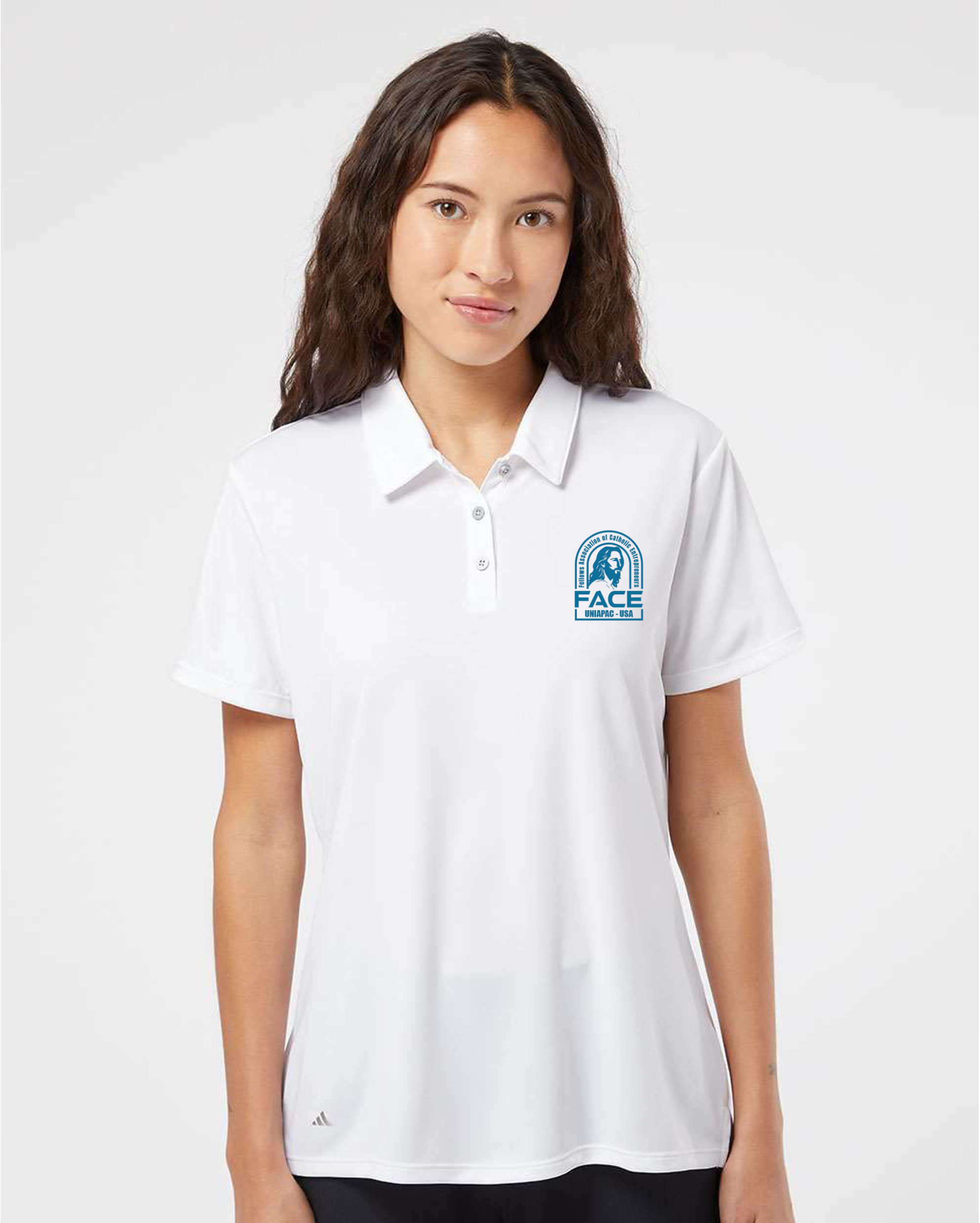 FACE Adidas Ladies Performance Polo – UNIAPAC USA Edition