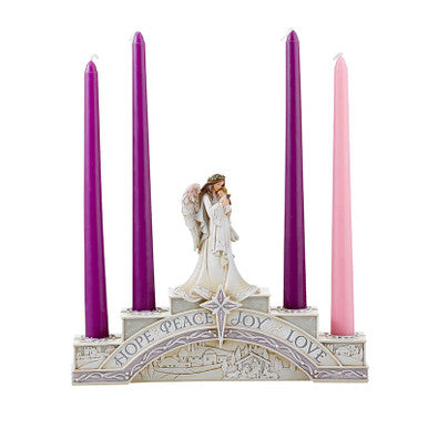 Angel Advent Cndlhldr
