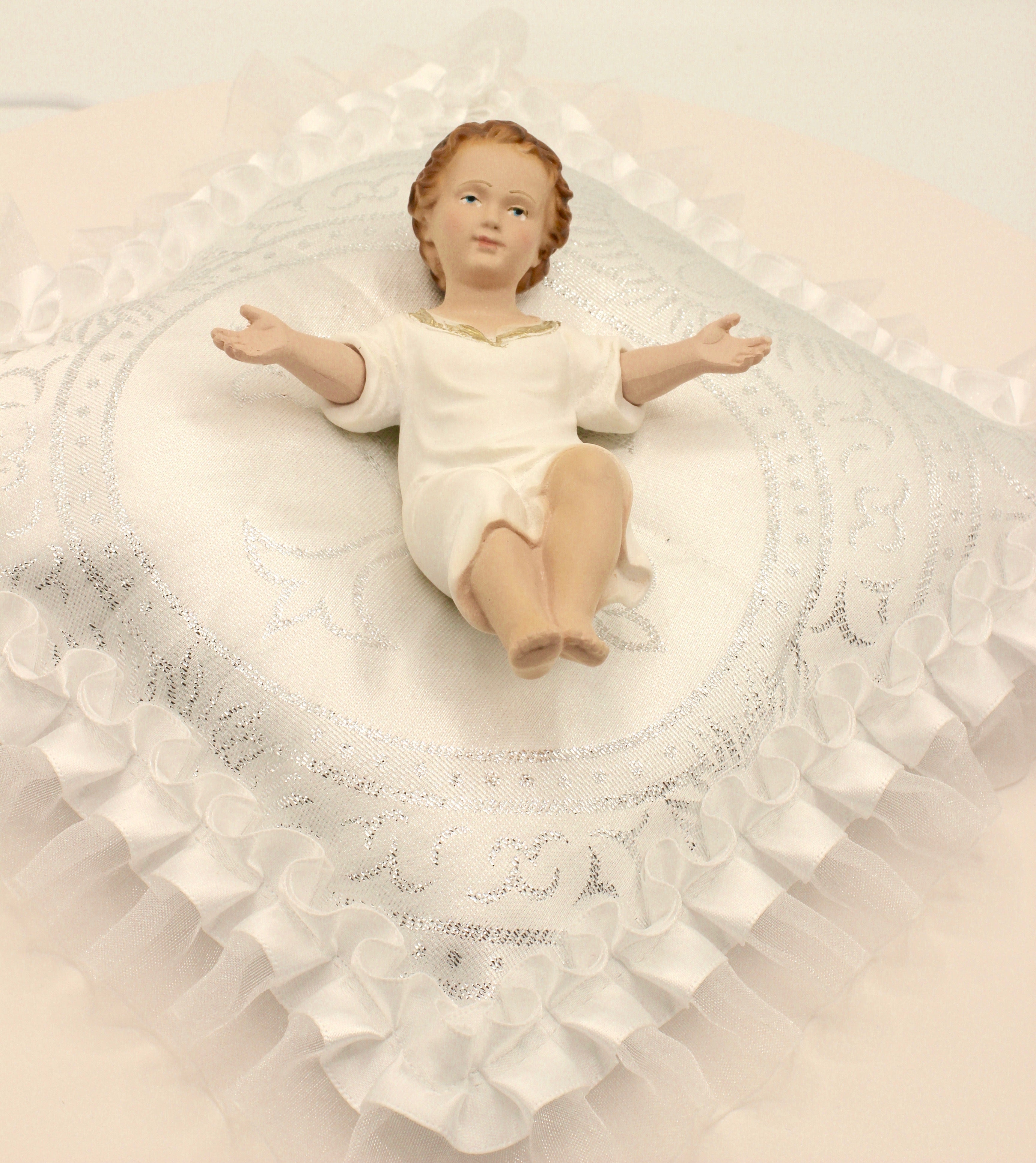 The Baby Jesus by The Faith Gift Shop Collection with Pillow - Nino Jesus -Divino Bambino