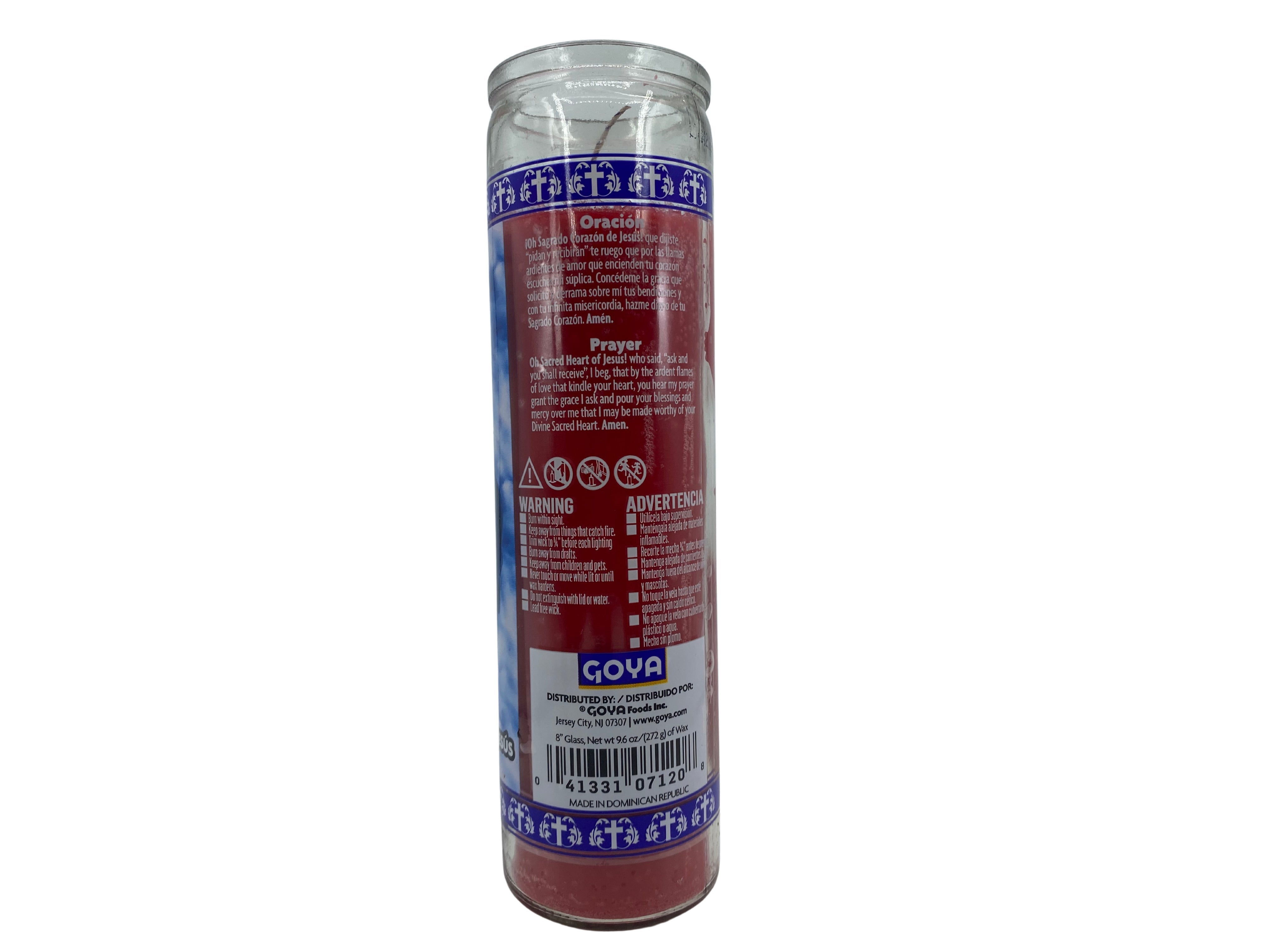 Set of Candles of The Sacred Heart of Jesus /Set de Velas del Sagrado Corazon de Jesus