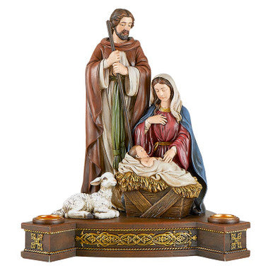 Nativity Advent Candleholder