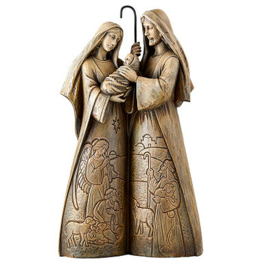 12" Holy Family Bthlem Statue