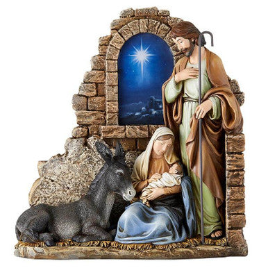 11.5" Bthlhm Star Ntvty Statue