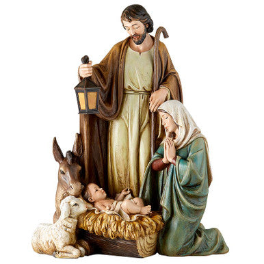 14.5" Lmb Of God Natvty Statue