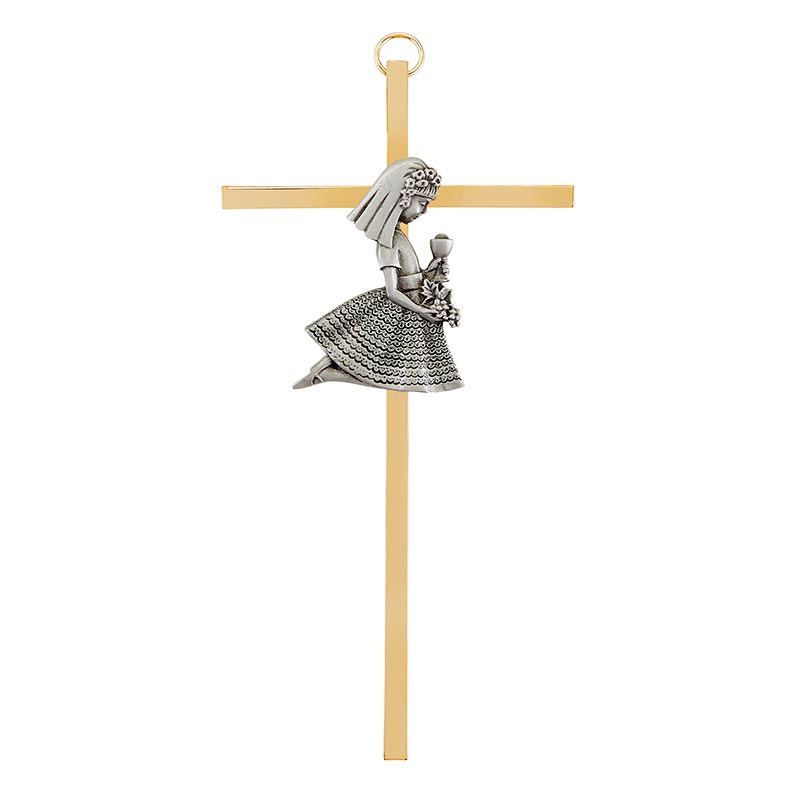 Cruz de niña de primera comunión