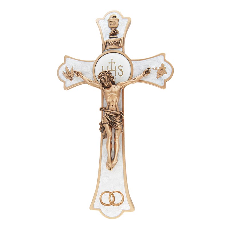 Crucifijo para la Santa Misa de Bodas - Blanco