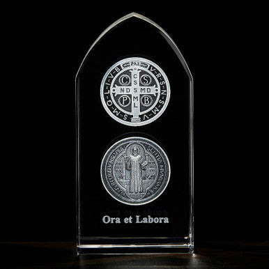 Saint Benedict Etched Gls Std