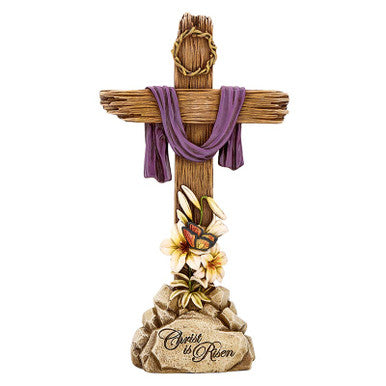 Risen/Lenten Cross Statue