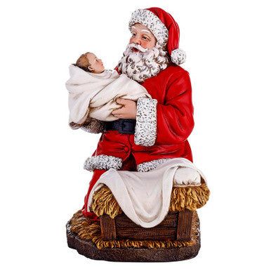 Adoring Santa Ntvy Figurine