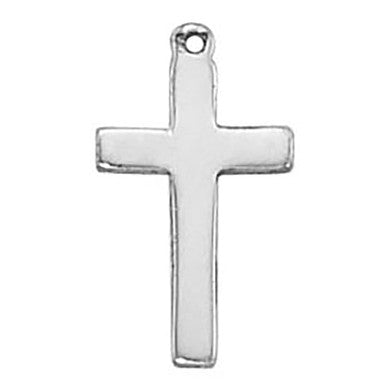 MED POLISHED CROSS/18