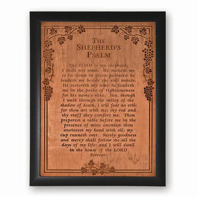 CVD ART SHEPHERDS PSALM 28X35.