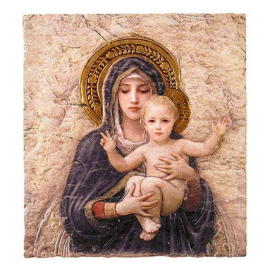 MS 10" Madonna And Chld Plq