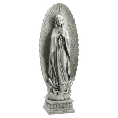 37.5" OL Guadalupe Grdn Statue