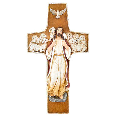 10" AG Good Shepherd Cross