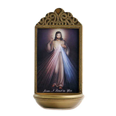 MS 6" Div Mrcy Holy Water Font