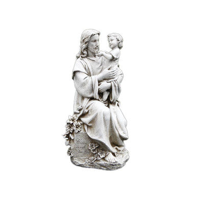 20" Jesus With Child Gdn
