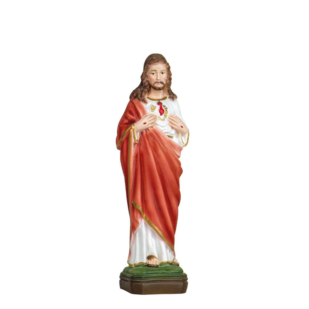The Faith Gift Shop  Sacred Heart of Jesus statue - Hand Painted in Italy - Our Tuscany Collection - / Sagrado Corazon de Jesus