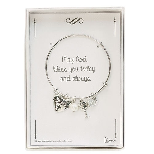1st Holy Communin Bracelet Adjustable