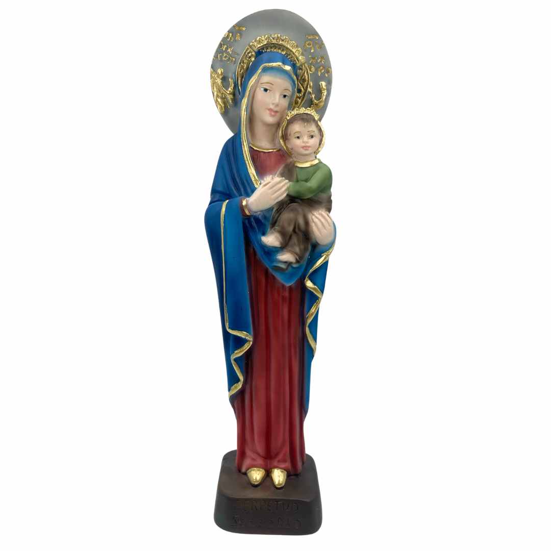 The Faith Gift Shop Our  Lady of Perpetual Help - Hand Painted in Italy - Our Tuscany Collection - / Nuestra Señora del Socorro