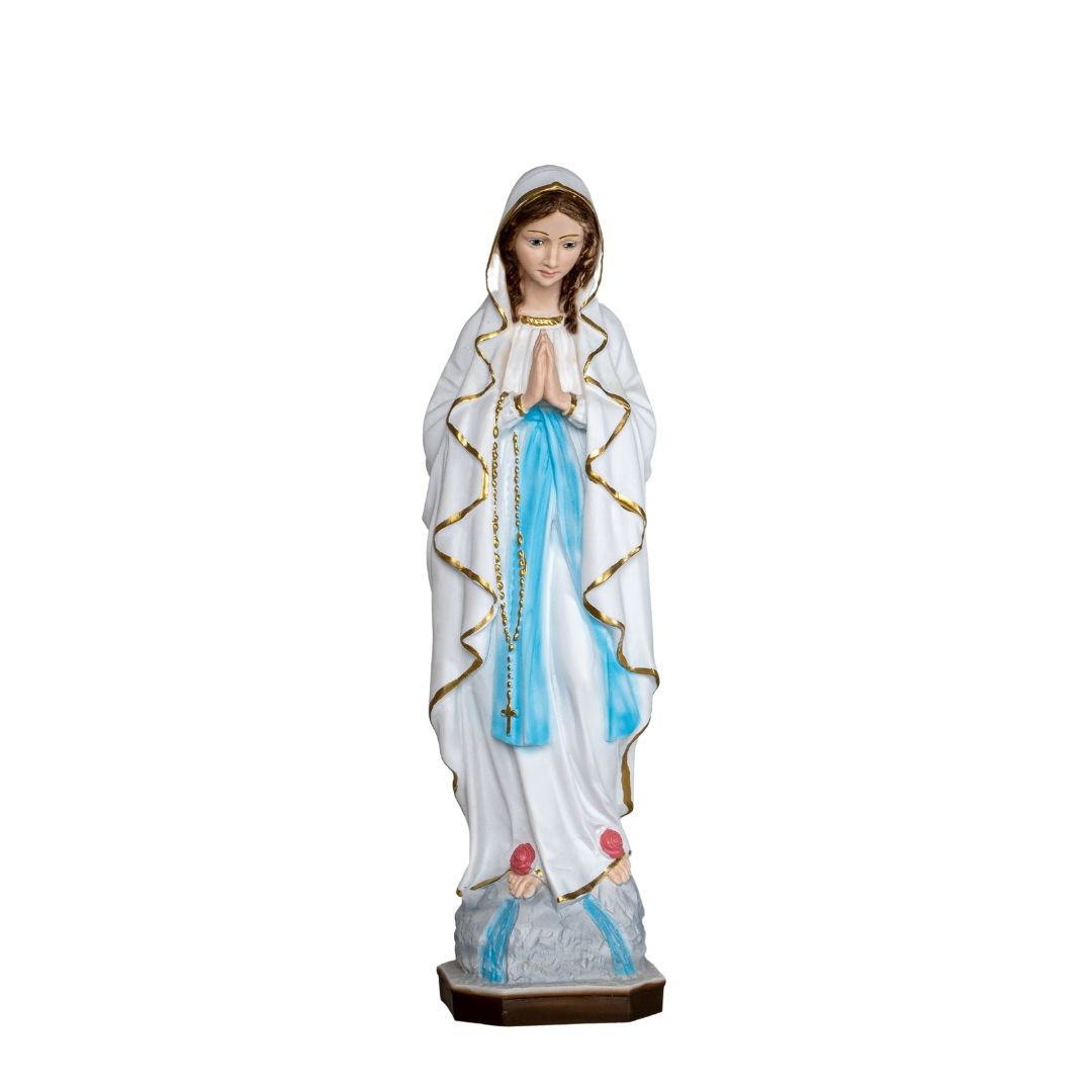 The Faith Gift Shop Our Lady of Lourdes- Hand Painted in Italy - Our Tuscany Collection -  Nuestra Senora de Lourdes