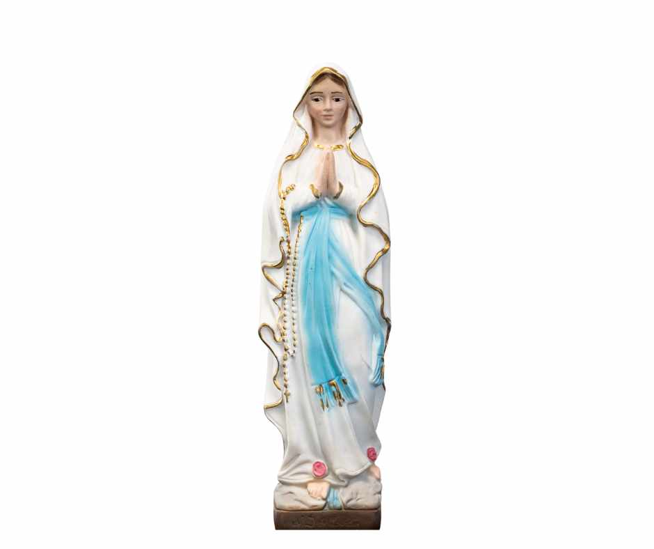 The Faith Gift Shop Our Lady of Lourdes- Hand Painted in Italy - Our Tuscany Collection -  Nuestra Senora de Lourdes