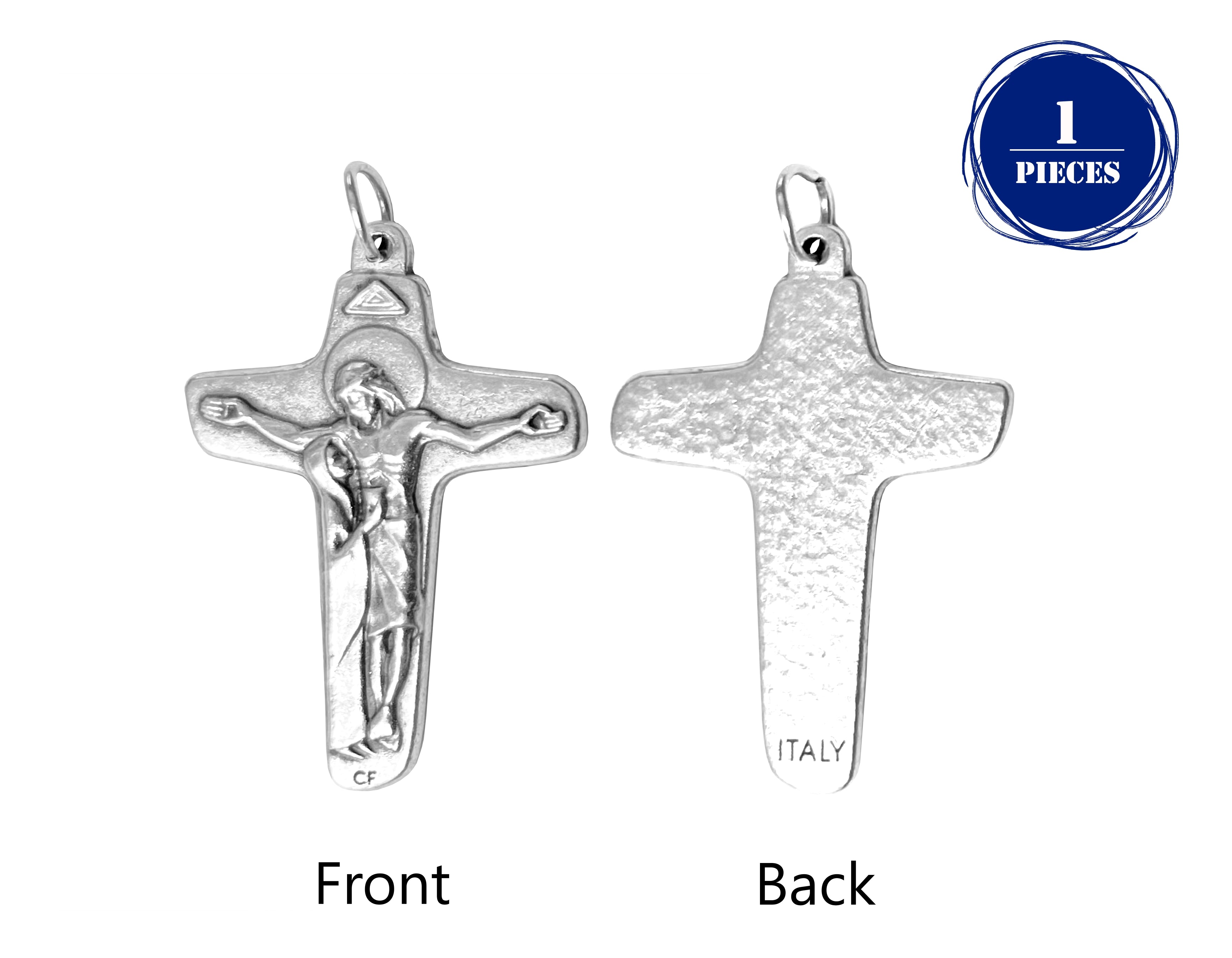 Crucifijo de la Pasión de la Madre Dolorosa 1,5"