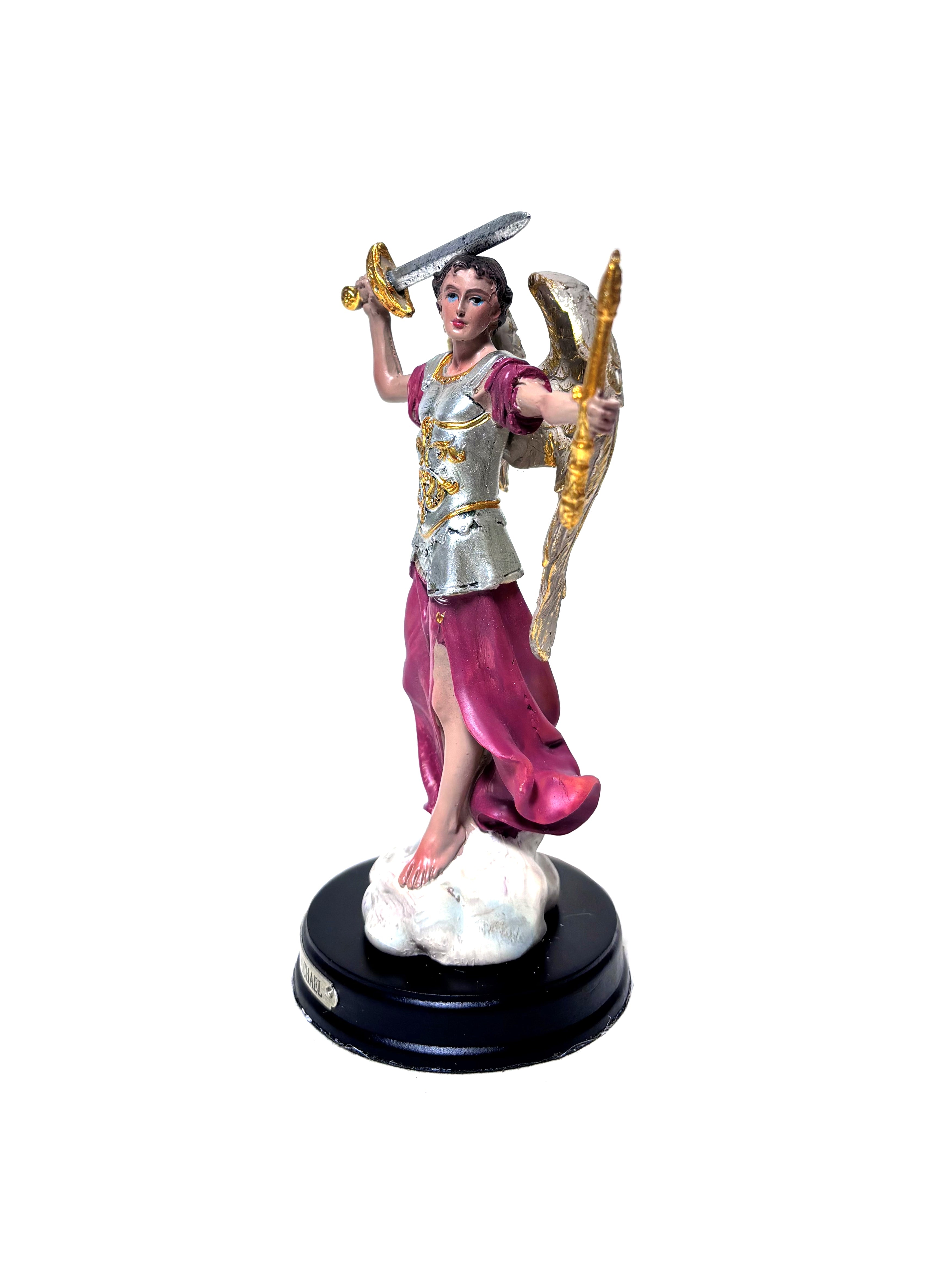 Religious statue of Saint Michael Archangel 5" height