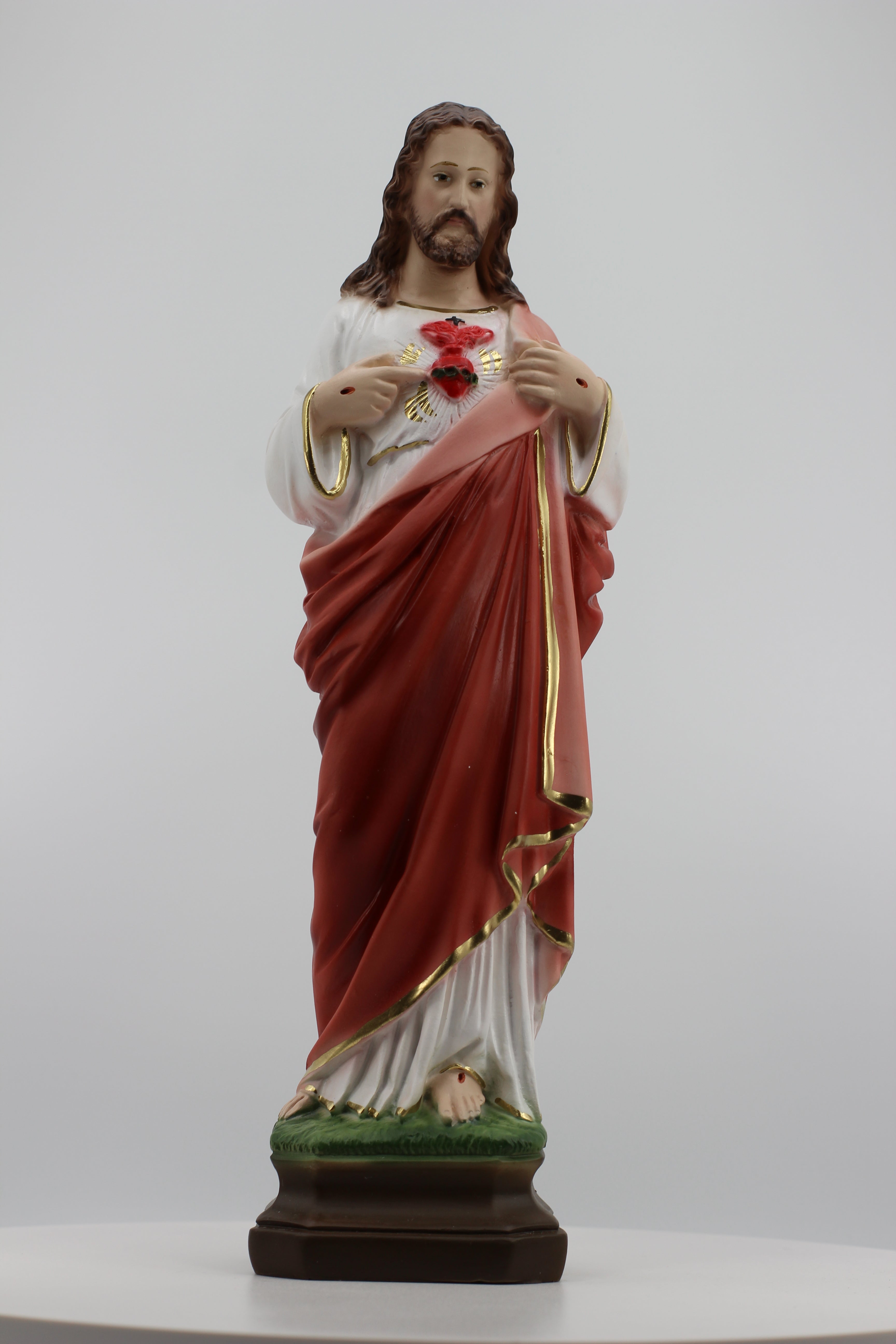 The Faith Gift Shop  Sacred Heart of Jesus statue - Hand Painted in Italy - Our Tuscany Collection - / Sagrado Corazon de Jesus