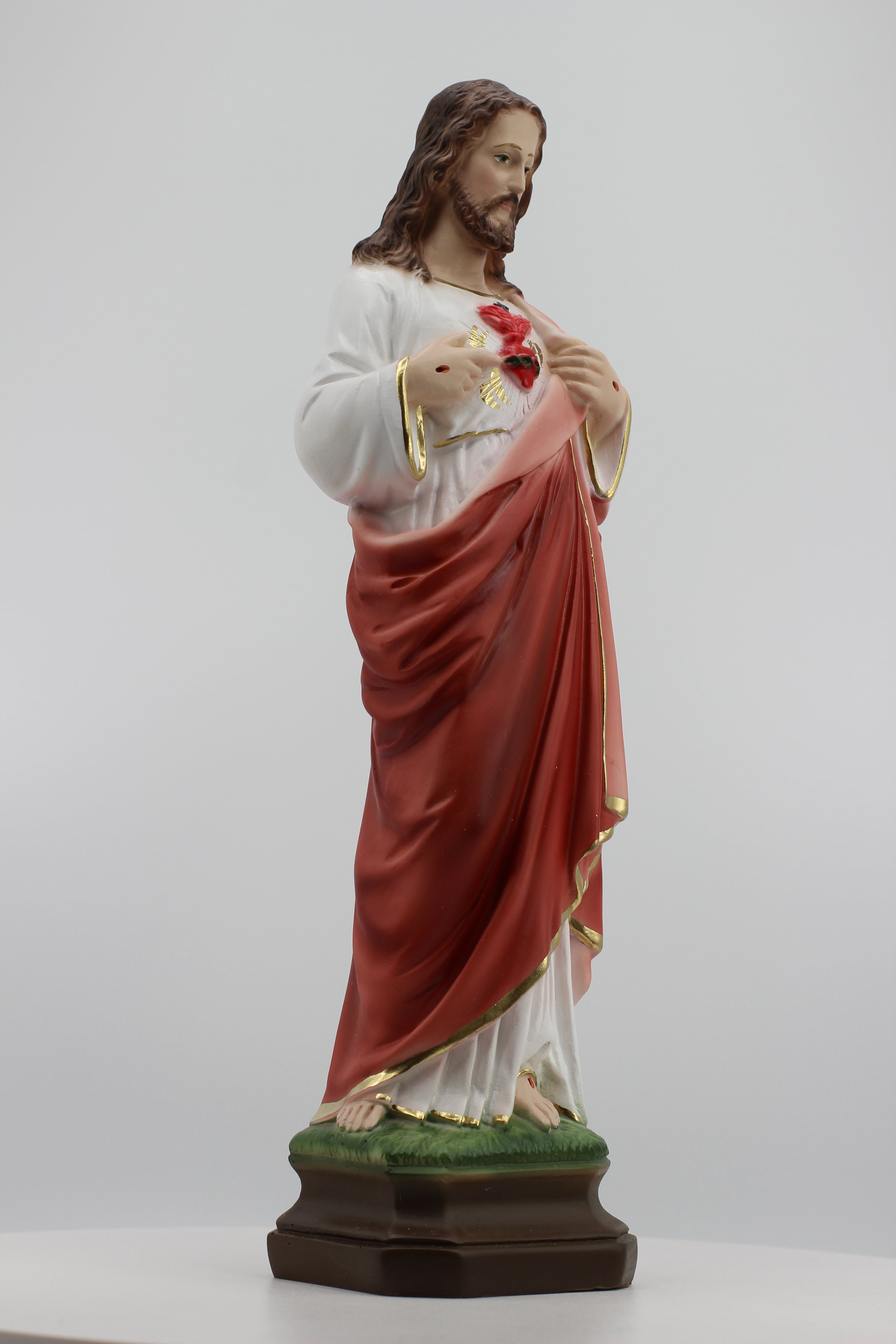 The Faith Gift Shop  Sacred Heart of Jesus statue - Hand Painted in Italy - Our Tuscany Collection - / Sagrado Corazon de Jesus
