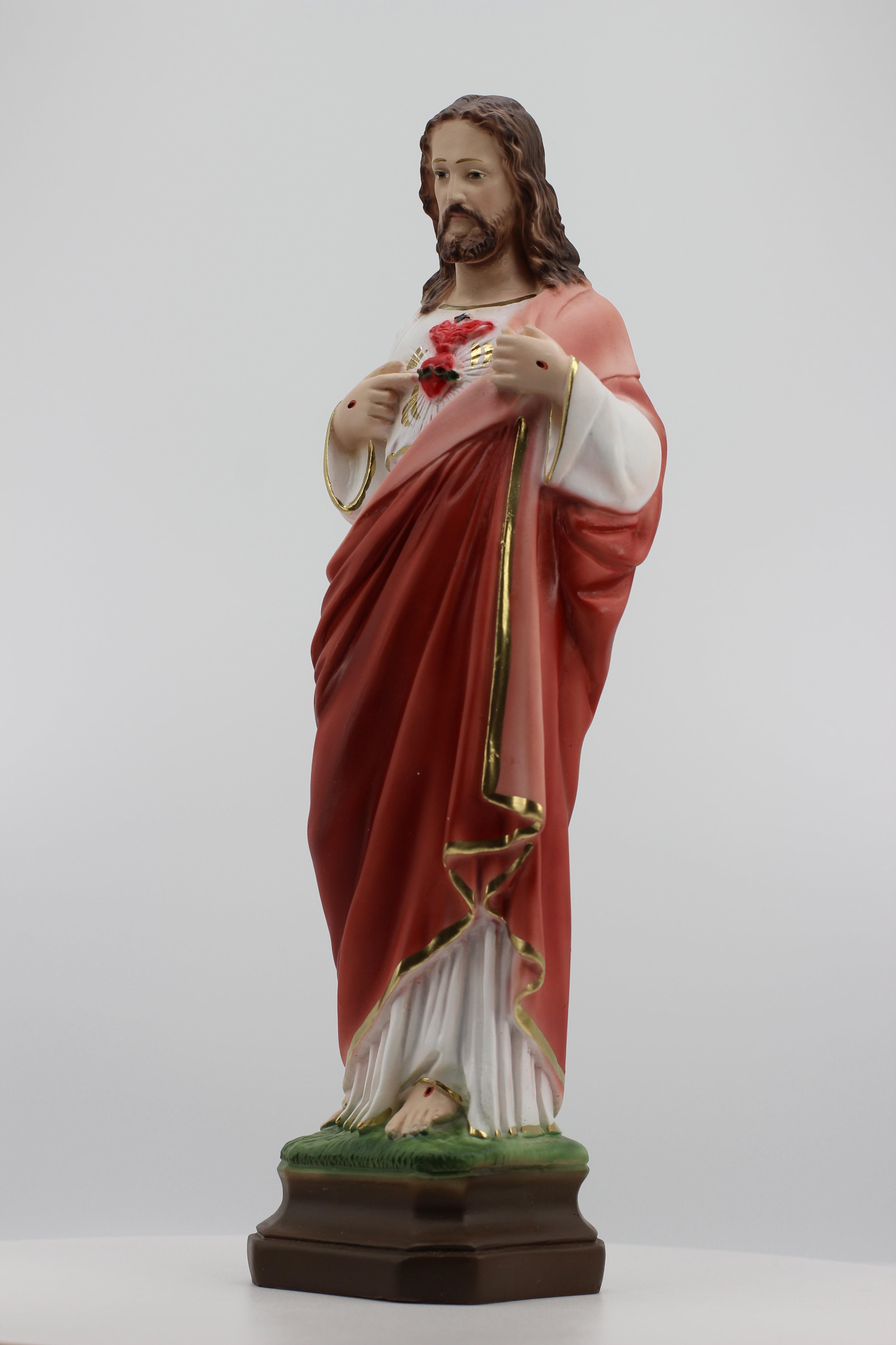 The Faith Gift Shop  Sacred Heart of Jesus statue - Hand Painted in Italy - Our Tuscany Collection - / Sagrado Corazon de Jesus