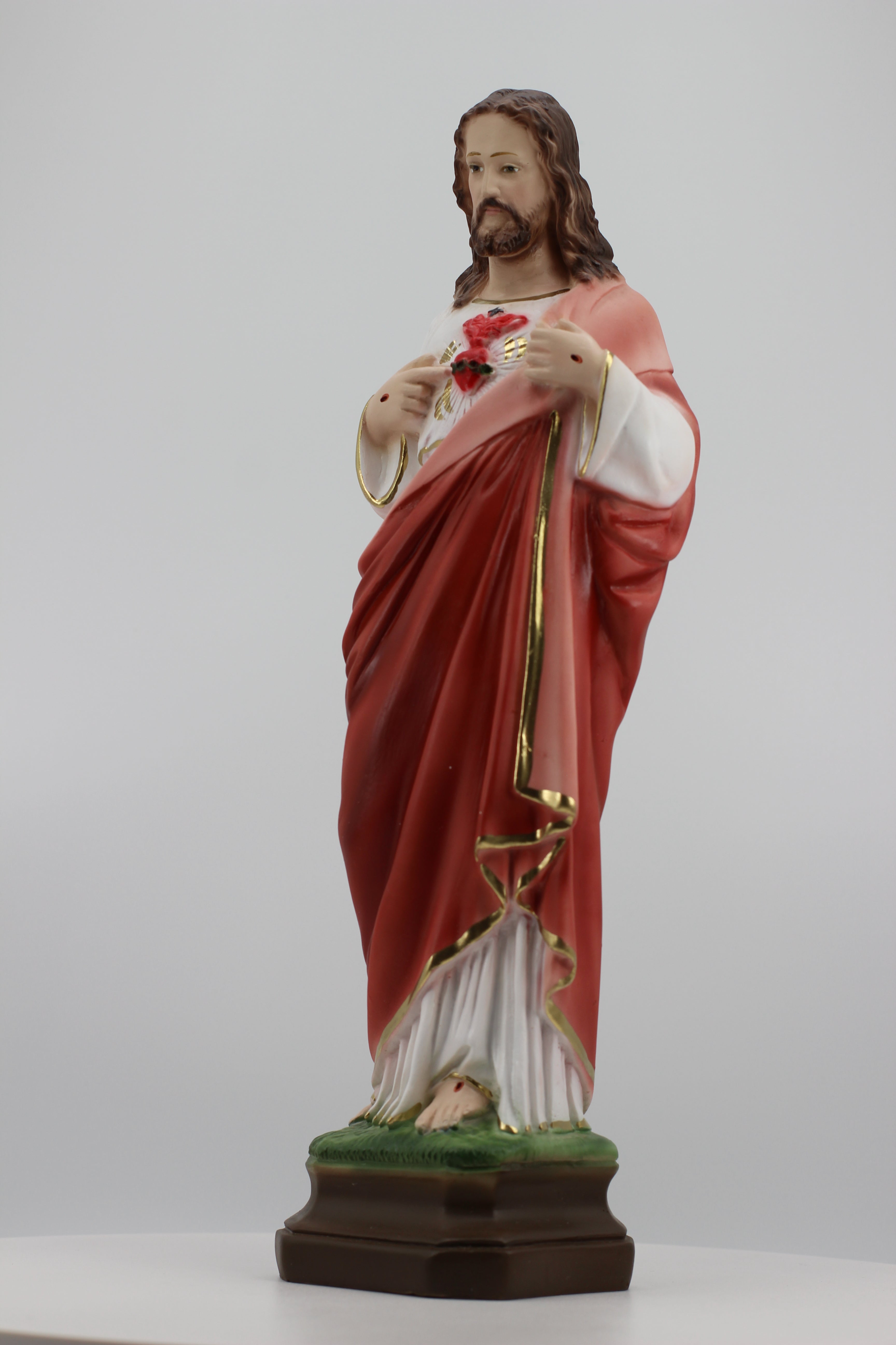 The Faith Gift Shop  Sacred Heart of Jesus statue - Hand Painted in Italy - Our Tuscany Collection - / Sagrado Corazon de Jesus