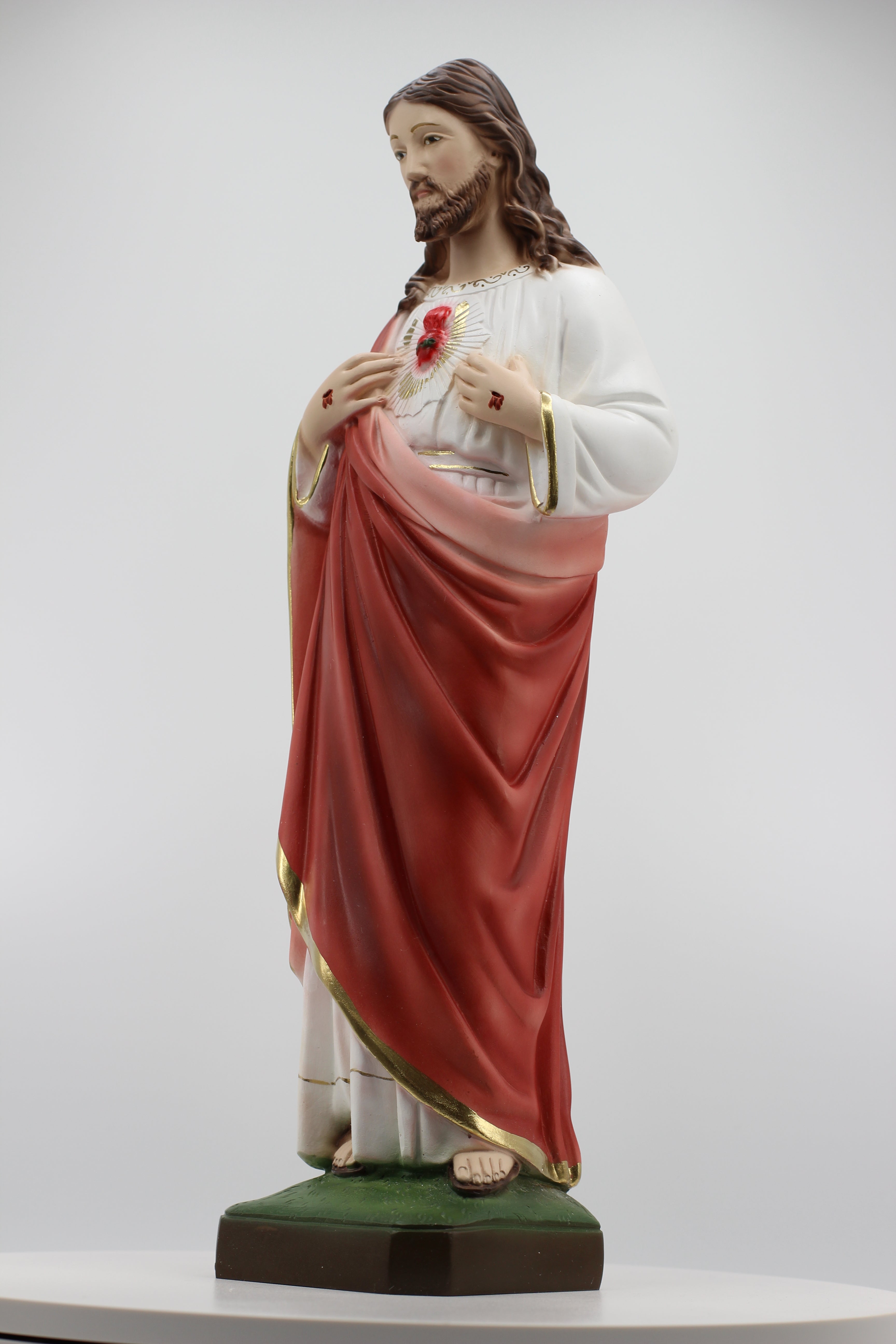 The Faith Gift Shop  Sacred Heart of Jesus statue - Hand Painted in Italy - Our Tuscany Collection - / Sagrado Corazon de Jesus
