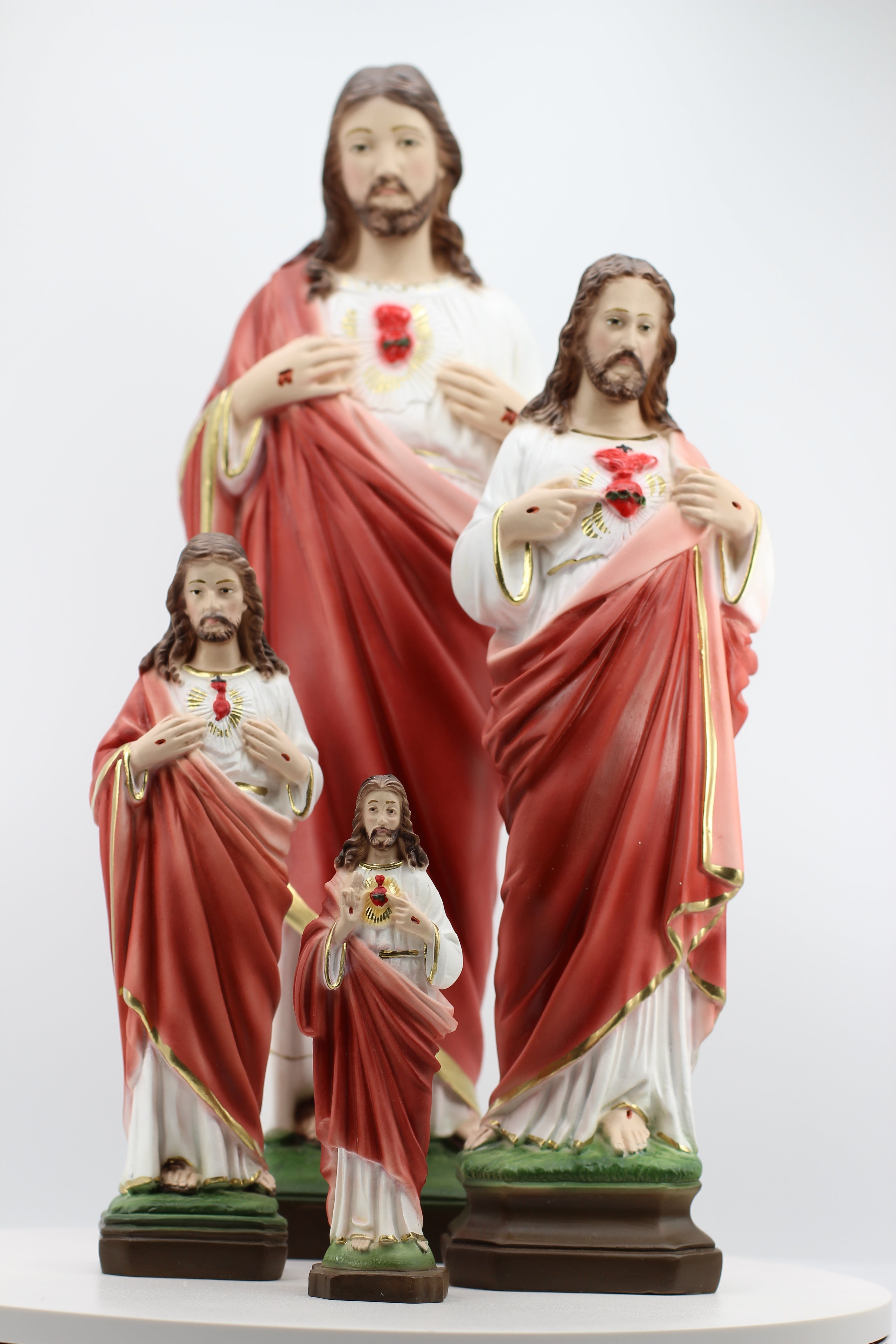 The Faith Gift Shop  Sacred Heart of Jesus statue - Hand Painted in Italy - Our Tuscany Collection - / Sagrado Corazon de Jesus